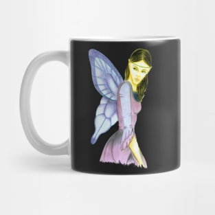 Fluttering Fairy- Dark Grey Mug